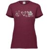 3067 Ladies' Extra Soft Triblend T-Shirt Thumbnail